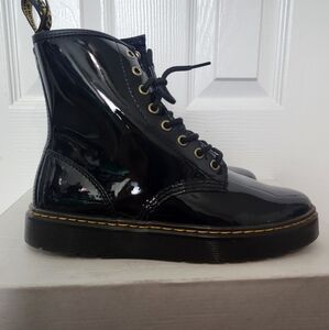 Dr. Martens Shiny Black Combat Boots